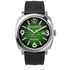 WATCHPEOPLE WP2 - Fekete, zöld, ezüst, férfi karóra - 45 mm - (700987) karóra