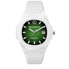 WATCHPEOPLE WP7 - Fehér, zöld, unisex karóra - 43 mm - (700932) karóra