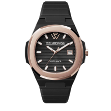 WATCHPEOPLE WP7 - Fekete, rozé arany, női karóra - 43 mm - (700938) karóra