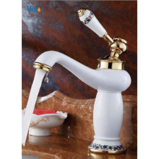 Water Fun Izmir White & Gold retro mosdó csaptelep csaptelep