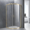 Water Fun Murcia || Gold íves zuhanykabin 90x90, 190cm, 6mm, NANO