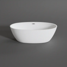 Water Fun OVAL || szabadon álló fürdőkád, fehér, 180x80x58 cm kád, zuhanykabin