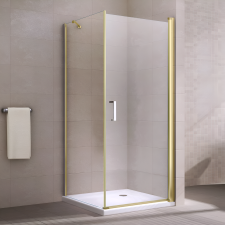 Water Fun Rubio Gold zuhanykabin 80x80, 195cm, 6mm, NANO kád, zuhanykabin