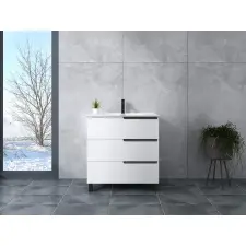 Water Fun Torino || White fürdőszoba szekrény mosdóval 70cm fürdőszoba bútor