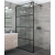 Water Fun Walk-in BLACK zuhanyfal 120, 200cm, 8mm