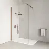 Water Fun Walk-in || Rose Gold zuhanyfal 80, 200cm, 8mm, NANO