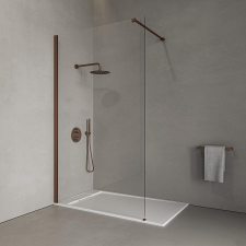 Water Fun Walk-in Rose GOLD zuhanyfal 90, 200cm, 8mm kád, zuhanykabin