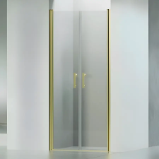 Water Fun Westy || Gold 90 kétszárnyú nyíló zuhanyajtó, 195cm, 6mm, NANO kád, zuhanykabin