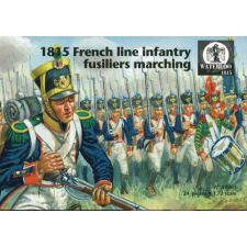  Waterloo 1815 1815 French line infantry fusiliers marching 1:72 (AP061) makett