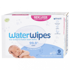 WaterWipes 9x WATERWIPES Nedves törlőkendők, műanyagmentes 60 db ( 540 db ) törlőkendő