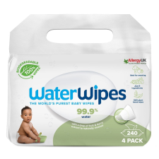 WaterWipes Biodegradable Szappanbogyó Törlőkendő Value Pack 4x60db törlőkendő
