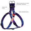 WAU DOG WAUDOG harness NASA21 - hám (QR kódos, NASA21 dizájn) kutyák részére (46-50cm) S2