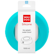  WAUDOG fröccsenésgátló szilikon tál - türkiz 1000ml kutyatál