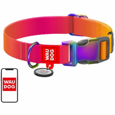  Waudog gradiens nylon nyakörv QR kóddal, narancssárga, M-es méret (46514) nyakörv, póráz, hám kutyáknak