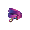 WAUDOG gradient nylon dog leash, 20mm wide, 122cm long, purple