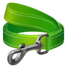  WAUDOG Mono Reflective kutya póráz – zöld 200cm nyakörv, póráz, hám kutyáknak