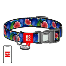  Waudog &quot;Fig&quot; nylon nyakörv QR kóddal, S méret nyakörv, póráz, hám kutyáknak