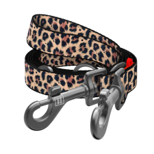  WAUDOG textil kutya póráz Leopard 300cm kiképző nyakörv, póráz, hám kutyáknak