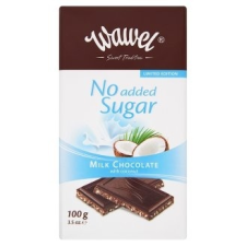 Wawel Cukormentes Tejcsokoládé Kókuszos 100 g csokoládé és édesség