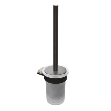  WC kefe SAT Simply R PVD fekete 9,8x11,8 cm SATDSIMR37GM takarító és háztartási eszköz