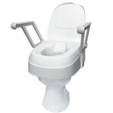WC magasító állítható magasságú, fedővel, karfával TSE120 gyógyászati segédeszköz