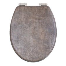  WC Ülőke MDF Lecsapódásgátlóval Bőrhatású Barna takarító és háztartási eszköz