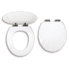  Wc ülőke Novaservis fából fehér színben WCSOFTMUSLELY fürdőkellék