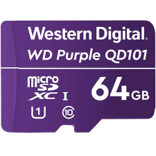 WD Purple SC QD101 64GB MicroSDXC 10 MB/s WDD064G1P0C memóriakártya