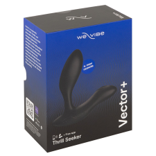 We-Vibe Vector+ - akkus, vízálló, okos anál vibrátor (fekete) vibrátorok