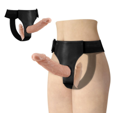  Wearable Harness Strap on Double Ended Realistic Dildo műpénisz, dildó
