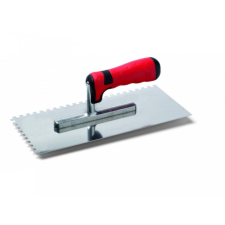 Webba Fogazott glettelő, rozsdamentes, fogazás: 14x14mm Stan Karo 2K 13x28cm festő és tapétázó eszköz