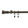 Webba Függönykarnis fém, Antik réz 19 mm / 160 cm + kiegészítők DE-SJ83A