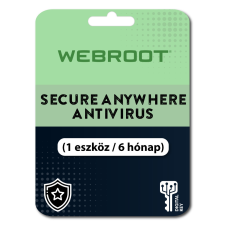 Webroot SecureAnywhere AntiVirus (1 eszköz / 6 hónap) (Elektronikus licenc) karbantartó program