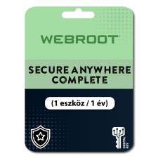 Webroot SecureAnywhere Complete (EU) (1 eszköz / 1 év) (Elektronikus licenc) karbantartó program