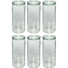  WECK 109110 Henger alakú befőttes üveg 6 darabos készlet 1040ml papírárú, csomagoló és tárolóeszköz