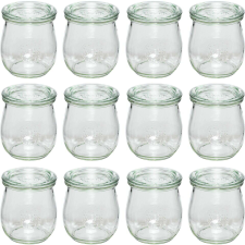  WECK 121298 Tulipán formájú üveg tároló 12 darabos készlet 220ml papírárú, csomagoló és tárolóeszköz