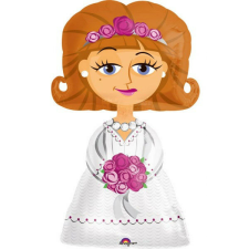Wedding, Esküvő AirWalker sétáló fólia lufi 122 cm party kellék