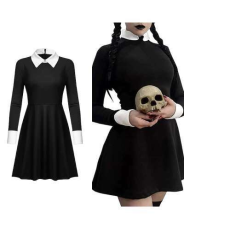 Wednesday Addams gyerek ruha  6 éves - 116/122 cm