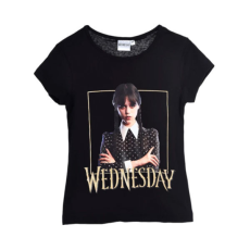 WEDNESDAY Wednesday Gloomy Black gyerek rövid póló, felső 6 év / 116 cm