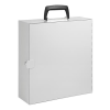 WEDO Fém iratrendező tároló doboz,  A4,36,5x33x11 cm, WEDO világos szürke