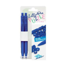 WEDO Zseléstoll, nyomógombos, kirakós, 2 db, WEDO "Letter Pen Puzzle", kék toll