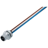 Weidmüller 1467950000 Érzékelő-/működtető összekötő, konfekcionálatlan M12 Dugó, beépíthető Pólusszám: 4 1 db (1467950000)