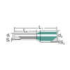 Weidmüller Interface GmbH &amp; Co. KG Érvéghüvely szigetelt H10,0/22D R 9019240000 Weidmüller