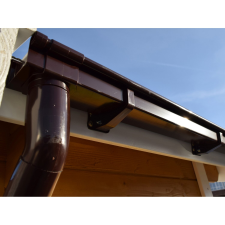 Weka Négyszögletes ereszcsatorna készlet nyeregtetős házakhoz 450 cm-es tetőhosszúság kerti tárolás