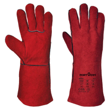  Welders 210 Split Leather Red Gauntlet munkaruha