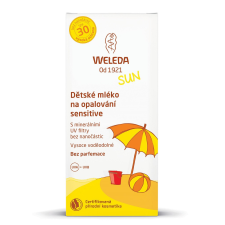 Weleda Gyermek Naptej SPF30 Sensitive 150ml - Illatmentes, Érzékeny Bőrre, Természetes UV Védelem naptej, napolaj