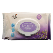 WELL DONE Nedves toalettpapír WELL DONE Lavender 60 db higiéniai papíráru