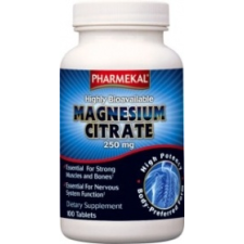 Well-Form Kft. PHARMEKAL MAGNÉZIUM-CITRÁT 250 MG TABLETTA (100 DB) vitamin és táplálékkiegészítő