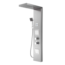 Welland EC-1045 multifunkciós zuhanypanel digitális hőfokjelzővel (inox / króm) csaptelep