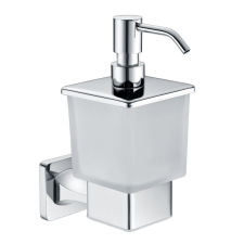 Welland Exclusive-Line fali szappanadagoló - króm / tejüveg (39913-CH) fürdőszoba kiegészítő